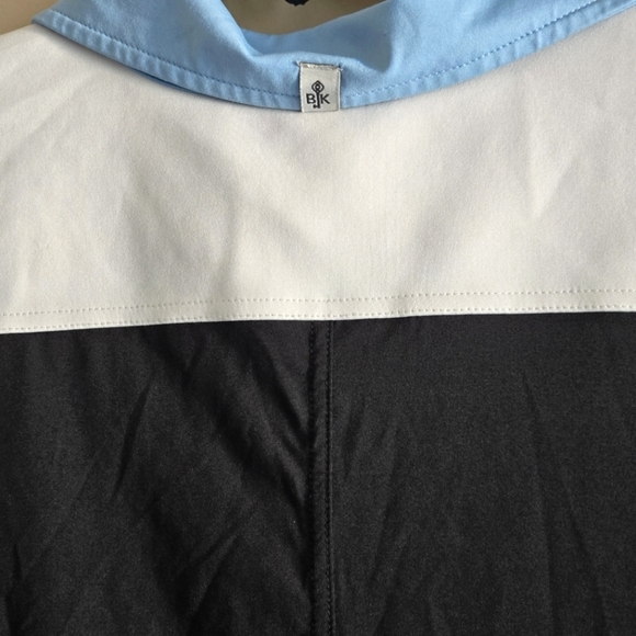 Belyn Key Women's Black and Blue Polo Shirt Short Skeeve Golf Top Size M - Picture 6 of 10